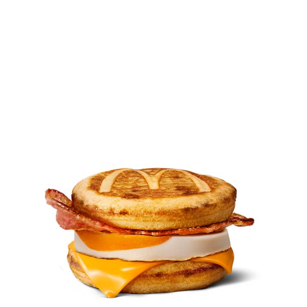 Bacon, Egg & Cheese McGriddles from McDonald's Breakfast menu