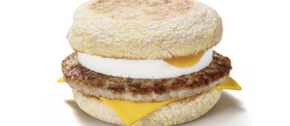 A Sausage and Egg McMuffin
