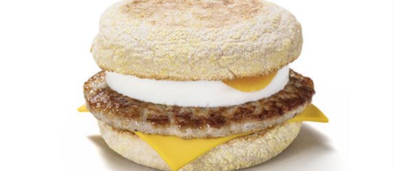 A Sausage and Egg McMuffin
