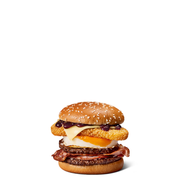 Big Brekkie Burger from McDonald's Breakfast menu