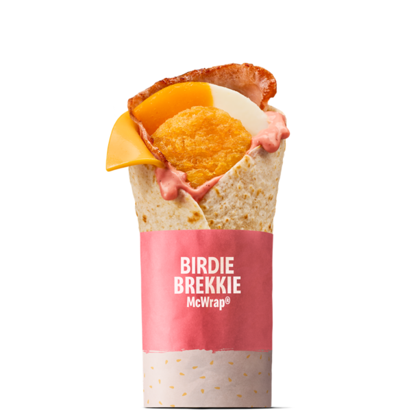 Birdie Brekkie McWrap from McDonald's Breakfast menu