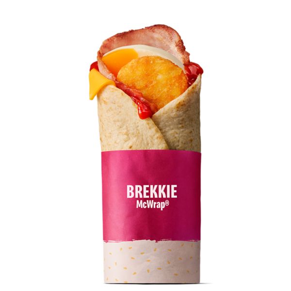 Brekkie McWrap from McDonald's Breakfast menu