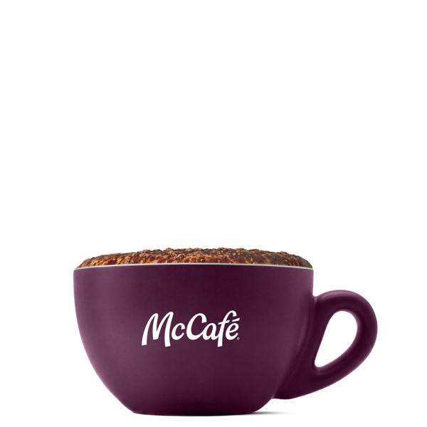 Cappuccino - medium from McDonalds McCafé Drinks menu