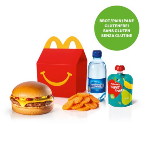 Happy Meal® Cheeseburger con pane senza glutine