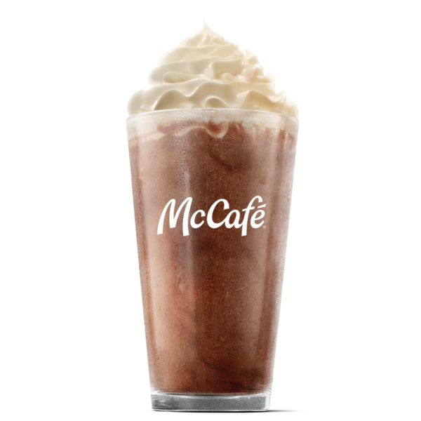 Choc Coconut Frappé - Medium from McDonalds McCafé Drinks menu