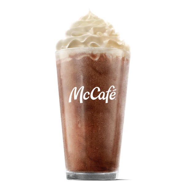 Choc Coconut Frappé - Medium from McDonalds McCafé Drinks menu