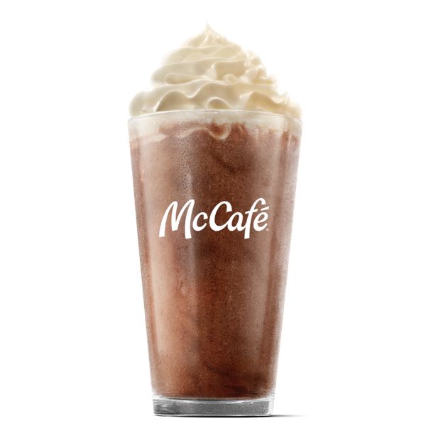 Choc Coconut Frappé - Medium from McDonalds McCafé Drinks menu