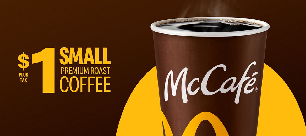 A cup of McCafé® coffee.