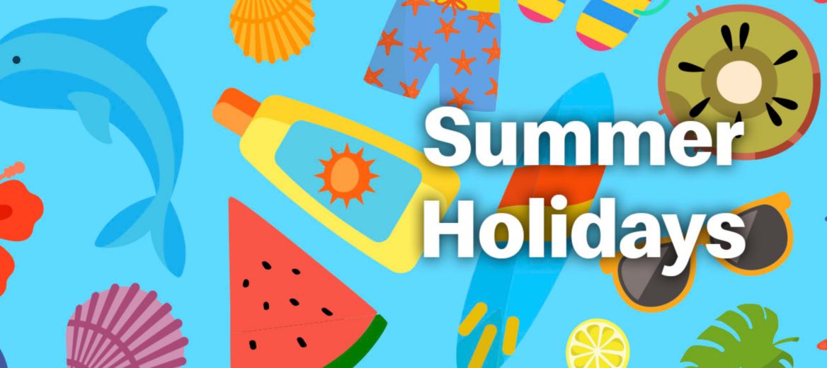 Summer Holidays banner 