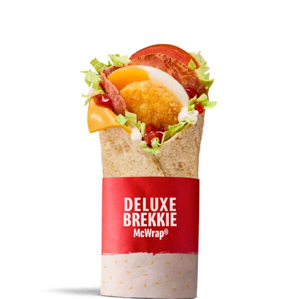 Deluxe Brekkie McWrap from McDonald's Breakfast menu