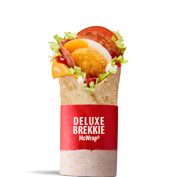 Deluxe Brekkie McWrap from McDonald's Breakfast menu