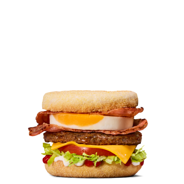 Deluxe Mighty McMuffin from McDonald's Breakfast menu