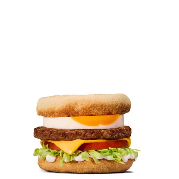 Deluxe Sausage & Egg McMuffin from McDonald's Breakfast menu