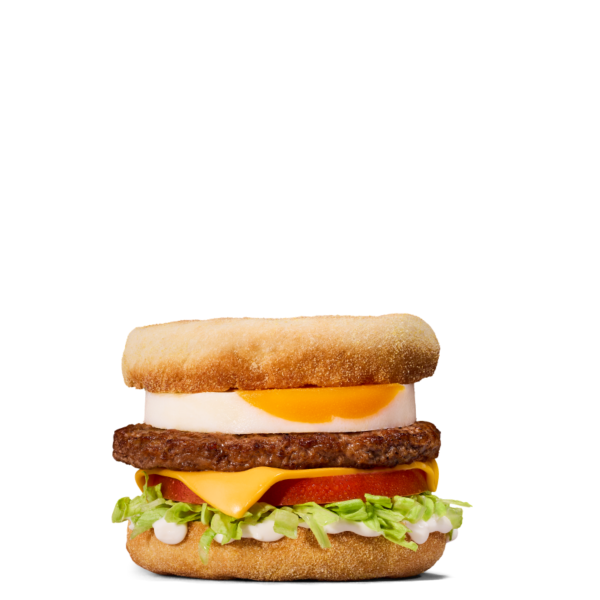 Deluxe Sausage & Egg McMuffin from McDonald's Breakfast menu