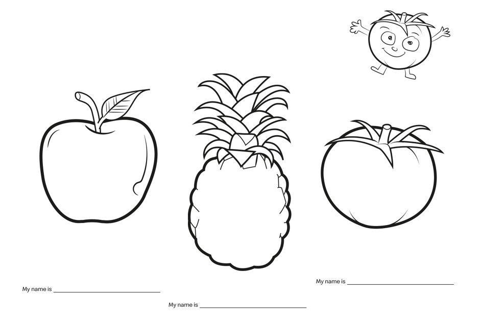 Get your creative caps on, what wacky characters can your child create using delicious fruit and veg?