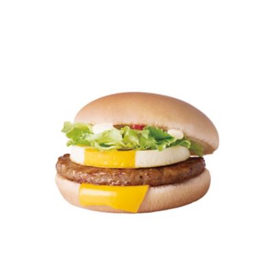 Egg Burger With Sausage