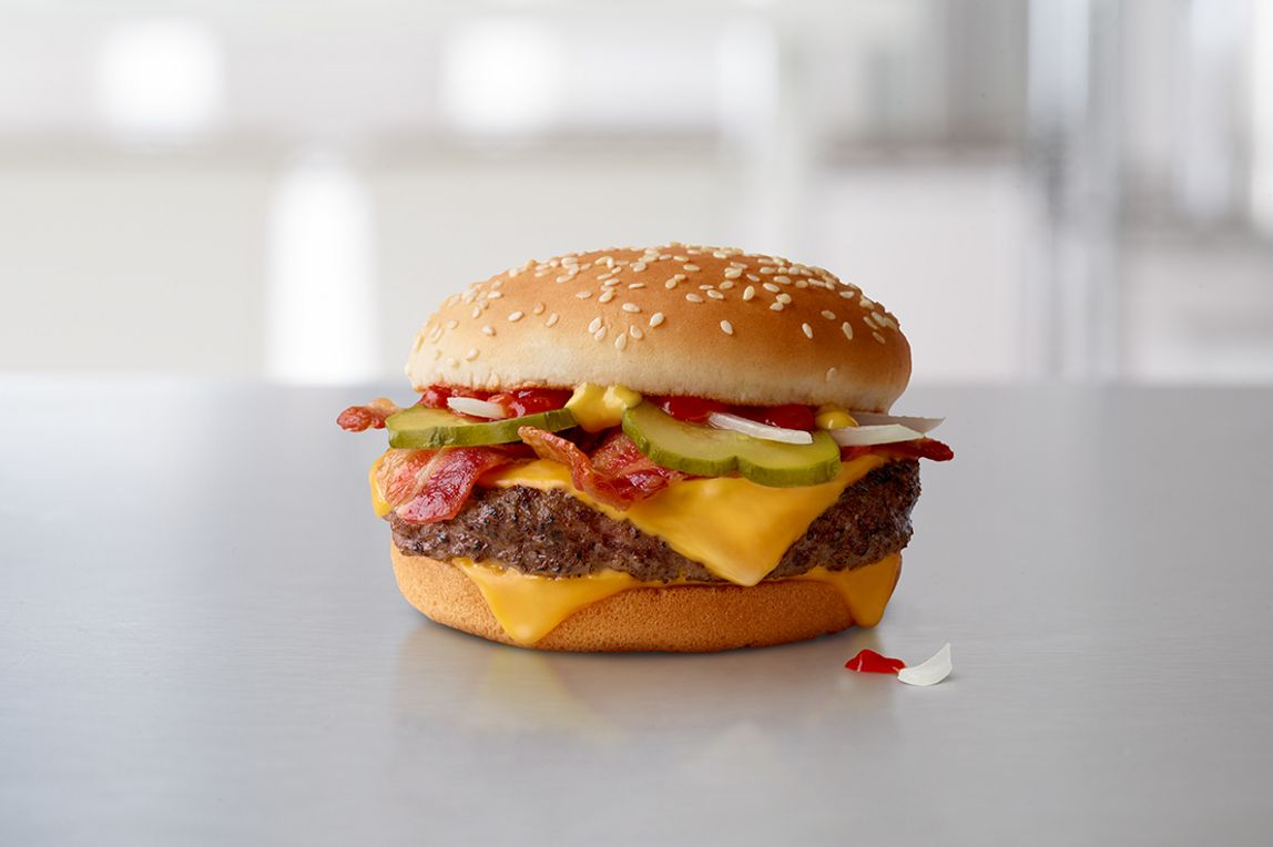 aprende más de la quarter pounder® with cheese bacon