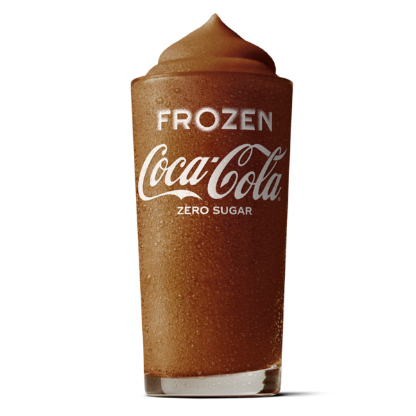 Frozen Coke No Sugar (Large) at McDonald's Drinks menu