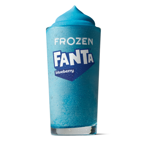 Frozen Fanta® Blueberry (Large) at McDonald's Drinks menu