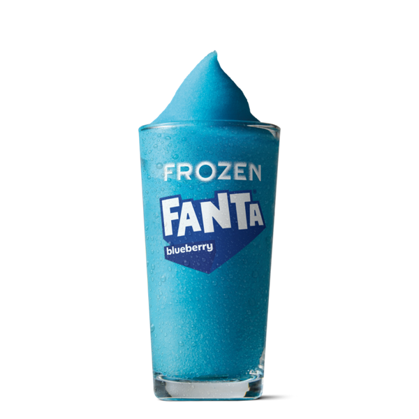Frozen Fanta® Blueberry (Small) at McDonald's Drinks menu