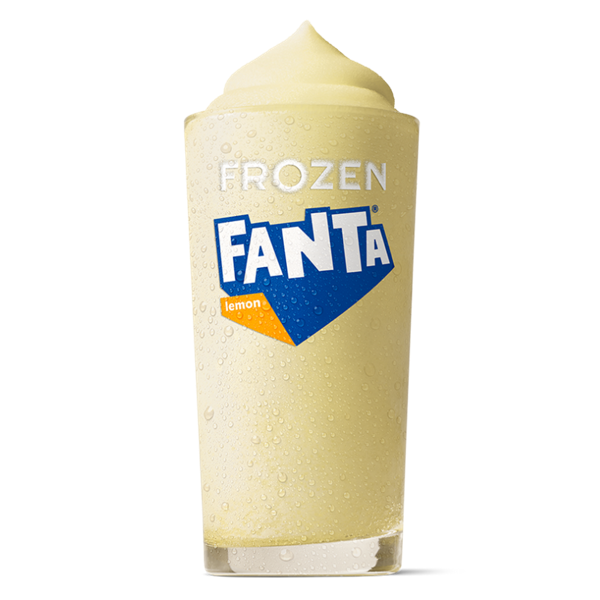 Frozen Fanta Lemon Large at McDonald's Drinks menu