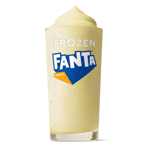 Frozen Fanta Lemon Large at McDonald's Drinks menu