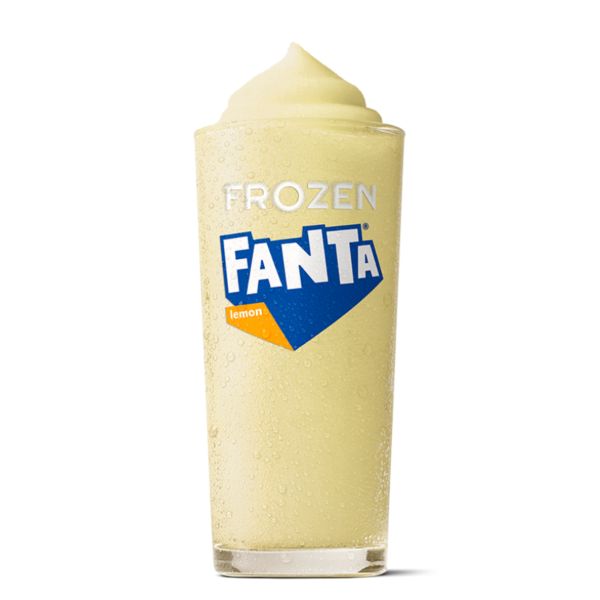 Frozen Fanta lemon Medium at McDonald's Drinks menu
