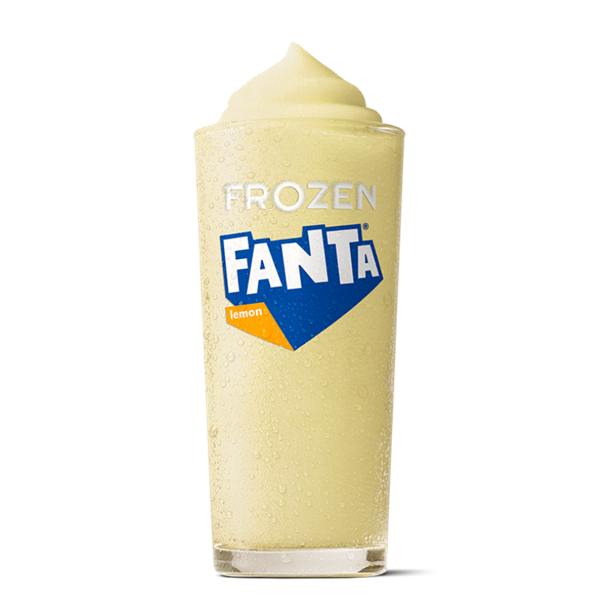 Frozen Fanta lemon Medium at McDonald's Drinks menu