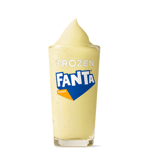 Frozen Fanta Lemon Small at McDonald's Drinks menu