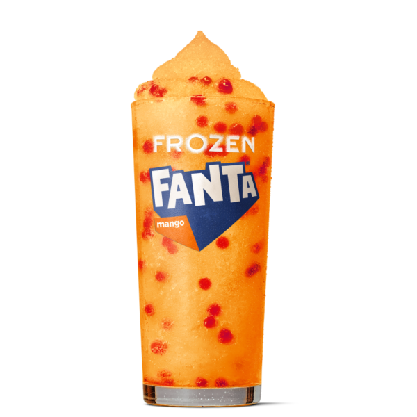 Frozen Fanta® Mango Strawberry Popping Pearls Medium at McDonald's Drinks menu