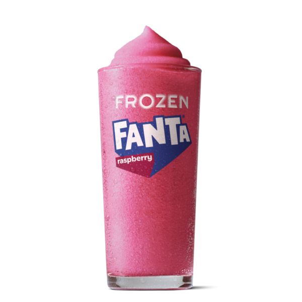 Frozen Fanta® Raspberry Medium from McDonald's Drinks menu
