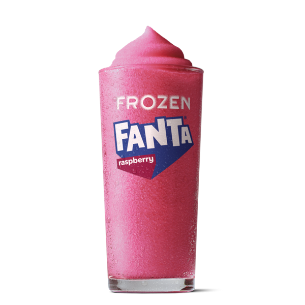 Frozen Fanta® Raspberry Medium from McDonald's Drinks menu