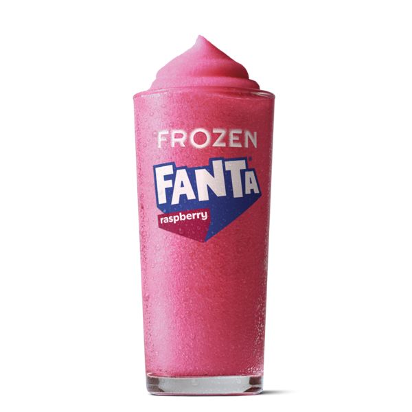 Frozen Fanta® Raspberry Medium from McDonald's Drinks menu