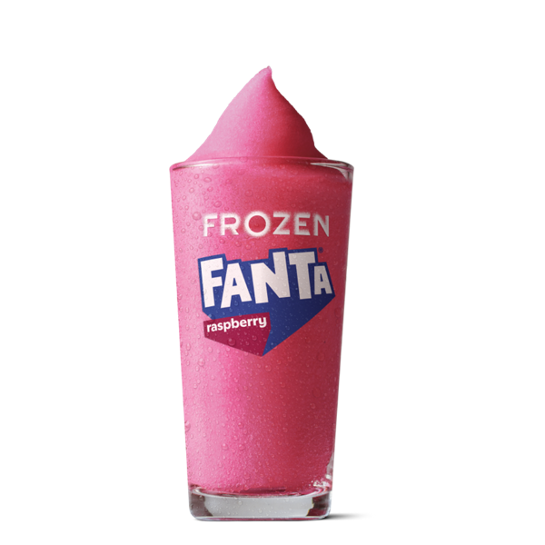 Frozen Fanta® Raspberry (Small) at McDonald's Drinks menu