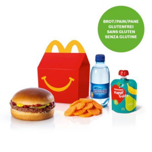 Happy Meal® Hamburger con pane senza glutine