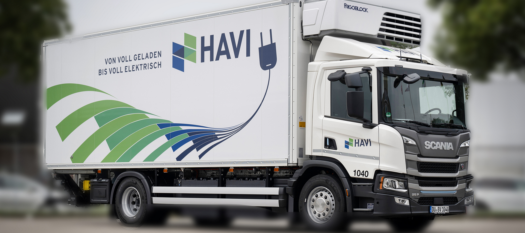 HAVI-Lkw für die Belieferung von McDonald’s Restaurants