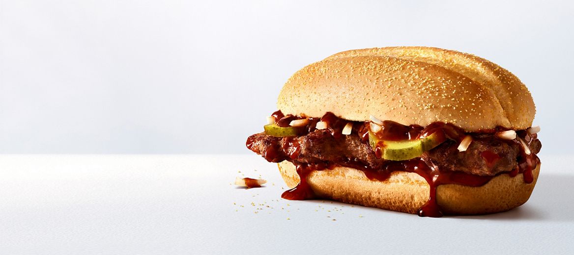 McRib® with on a white background