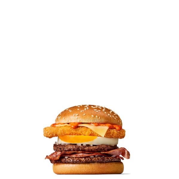 Honey Sriracha Big Brekkie Burger