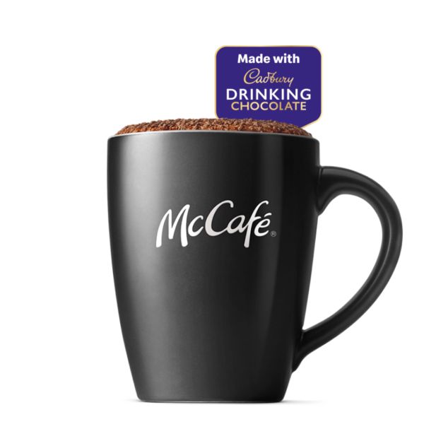 Hot Chocolate - medium from McDonalds McCafé Drinks menu