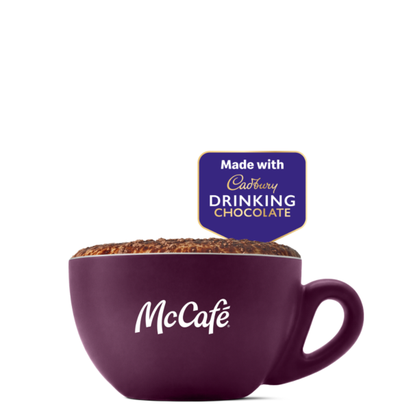 Hot Chocolate - medium from McDonalds McCafé Drinks menu