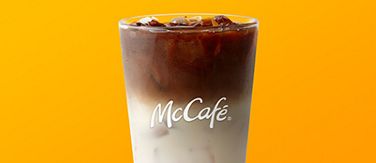 Small Iced Coffee: McCafé Flavored or Black Coffee