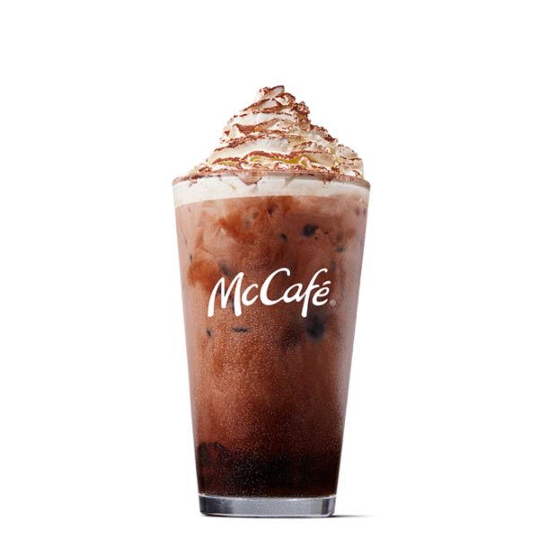 Iced chocolate - small from McDonalds McCafé Drinks menu