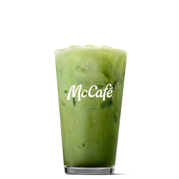 Iced Matcha Latte - Medium from McDonalds McCafé Drinks menu