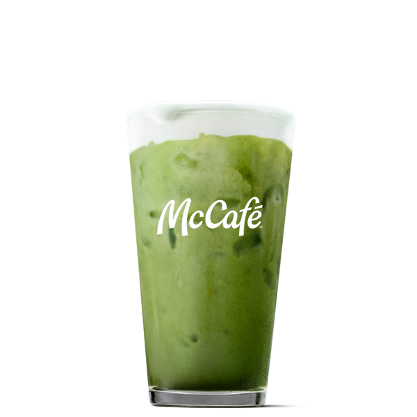 Iced Matcha Latte with Cold Foam - Medium from McDonalds McCafé Drinks menu