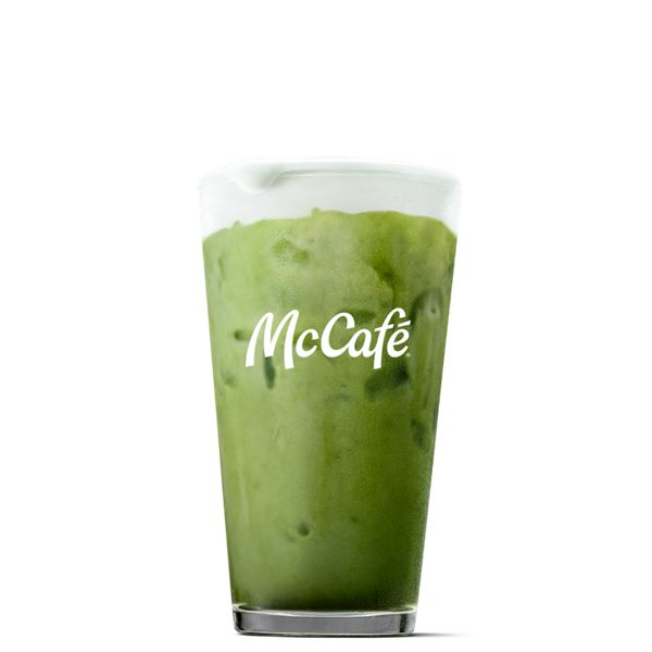 Iced Matcha Latte with Cold Foam - Medium from McDonalds McCafé Drinks menu