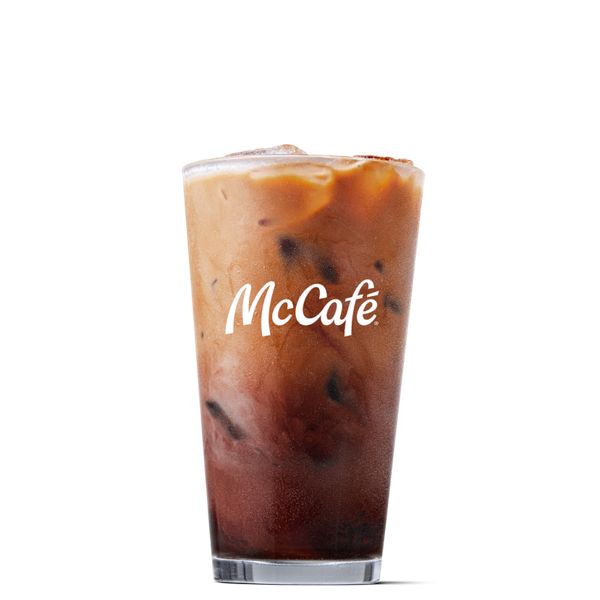 Iced Mocha - medium from McDonalds McCafé Drinks menu