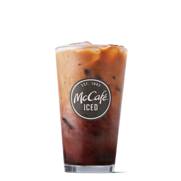 Iced Mocha - medium from McDonalds McCafé Drinks menu