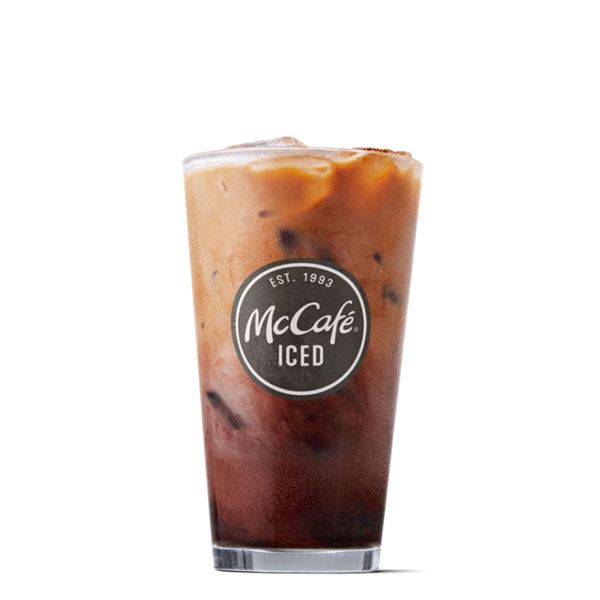 Iced Mocha - medium from McDonalds McCafé Drinks menu