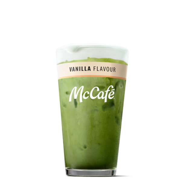 Iced Vanilla Matcha with Cold Foam - Medium from McDonalds McCafé Drinks menu