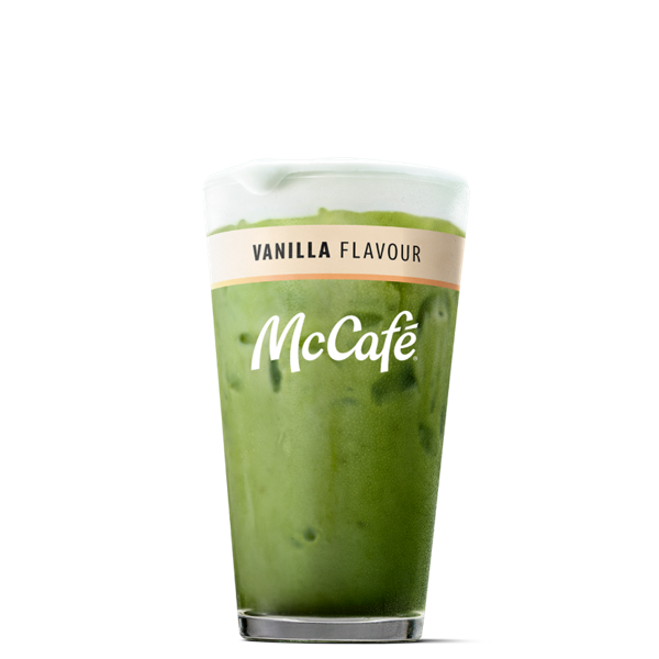 Iced Vanilla Matcha with Cold Foam - Medium from McDonalds McCafé Drinks menu